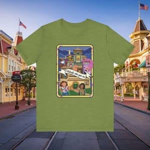 Camiseta unisex con carta del tarot Encanto, camiseta gráfica de Parks, regalo para fanáticos de Disney, camiseta con animales lindos, camiseta gráfica novedosa