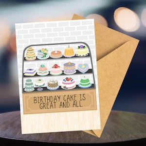 Funny Birthday Greeting Cards Your Cake Cake Celebration Cards | Birthday, Wedding, Party Invitations, Festive Greetings, Handmade Cards