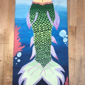 Mermaid Tail Painting