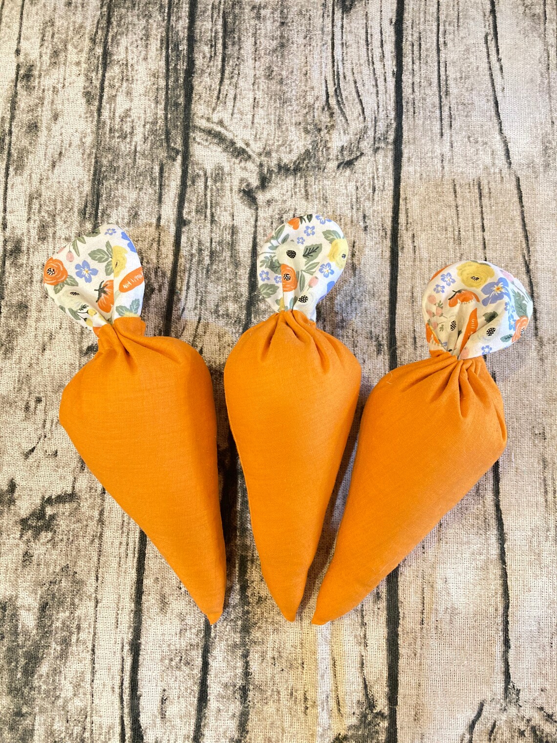 Fabric Carrots Easter Spring Home Decor Etsy