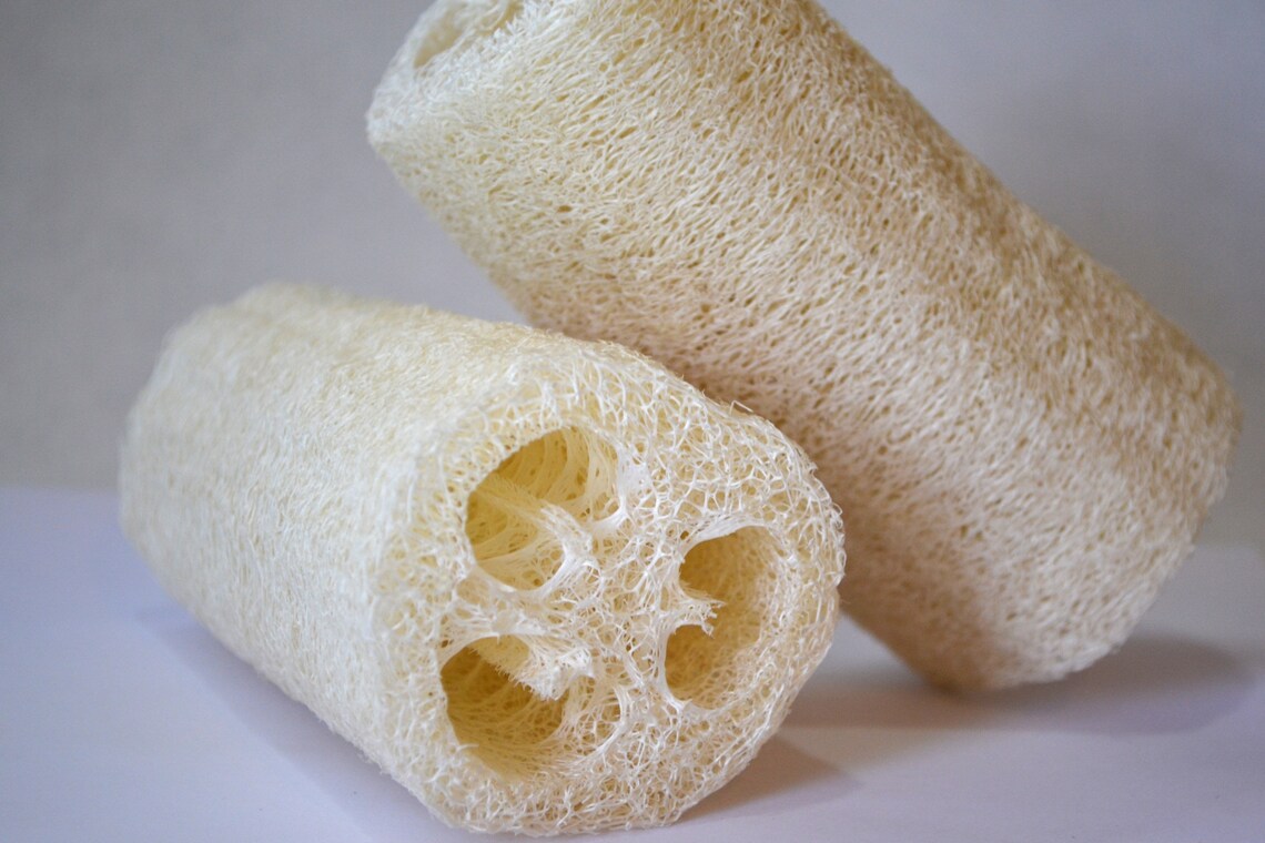 Natürliches Loofah Bad und Körperpeeling PeelingSchwamm Null Etsy