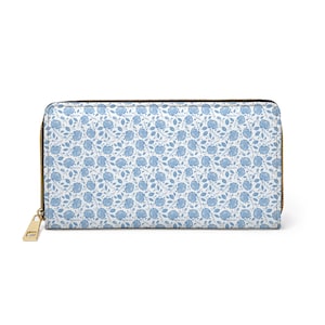 Flowers for Mary Zipper Wallet, Catholic