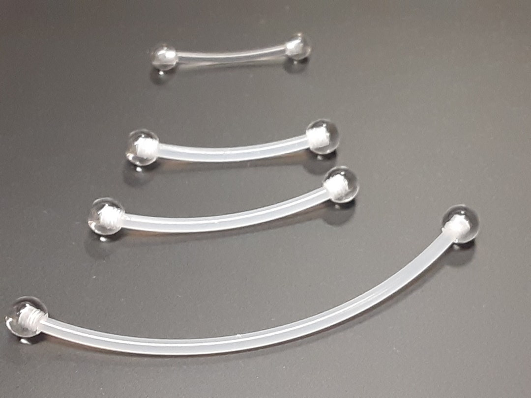 PTFE Hypoallergenic Piercing Retainers, Sports Retainers, Maternity Jewelry, Surgery Retainers