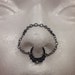 Hematite Nose chain with attached septum clicker