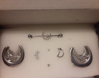 Custom Body Jewelry Mystery Box, Surgical steel and titanium jewelry options