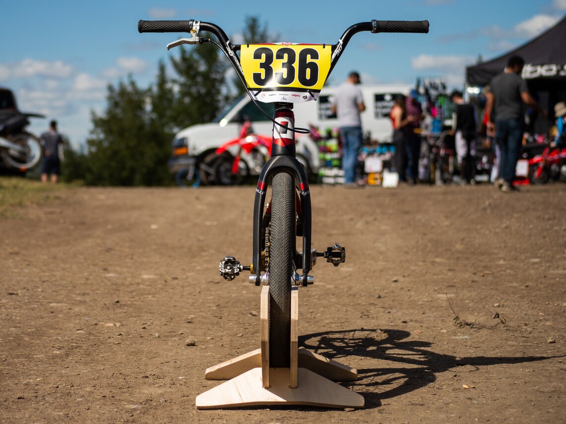 BMX Bike Rack / Portable Wooden Bike Stand / Racing / BMX Etsy