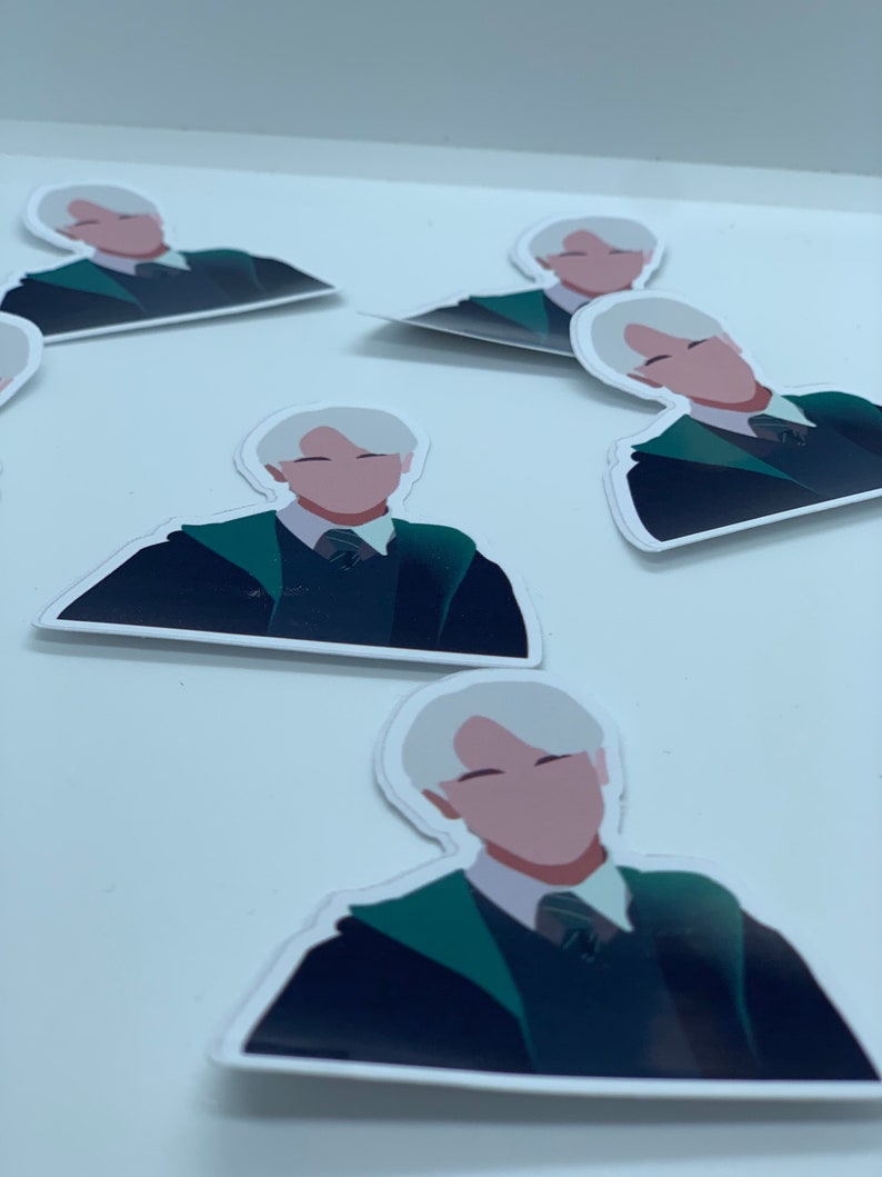 4 HARRY POTTER DRACO Malfoy stickers pack of 4 Etsy