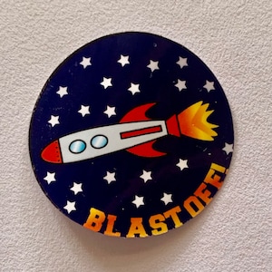 Décollez ! Sticker espace fusée