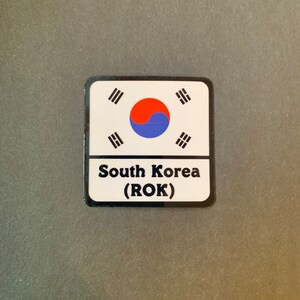 South Korea - Republic of Korea - Flag Stickers
