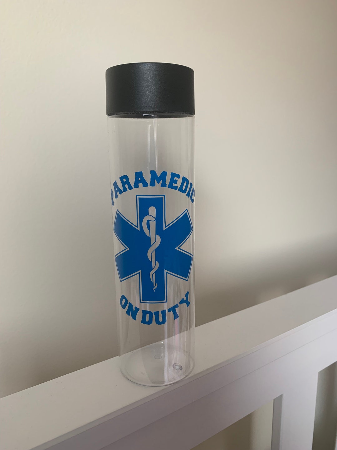 Gourde Isotherme Inox 600ml - Message Humour 'Nacho Average Paramedic' - Cadeau Médecin/ambulancier