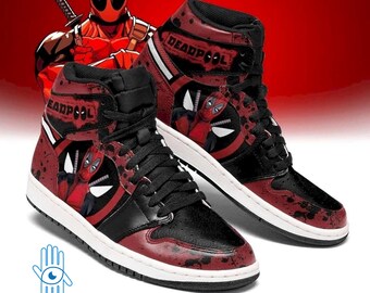 deadpool slip on shoes