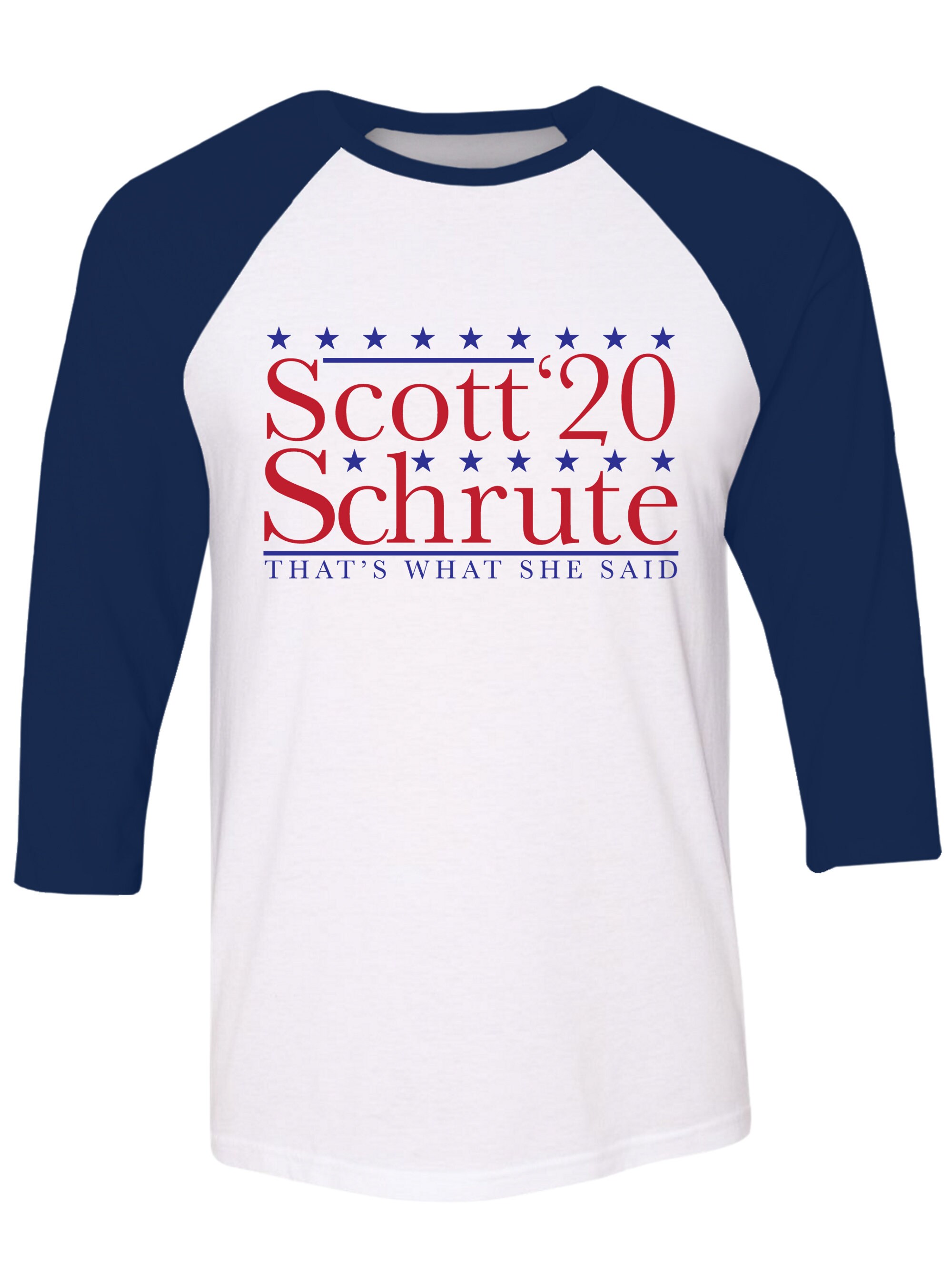Scott Schrute 2020 Men s Raglan Tee Etsy
