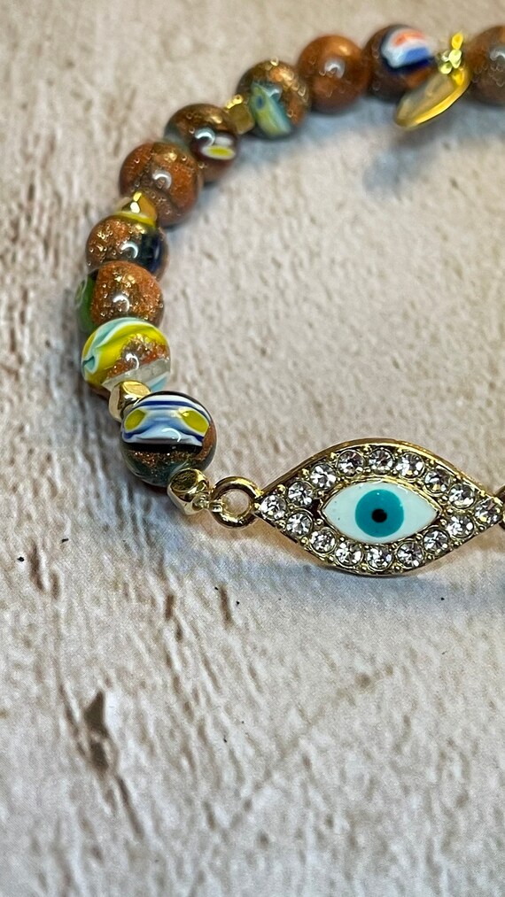 Jewellery Bracelets ID & Medical Bracelets Evil eye bead bracelet talisman 