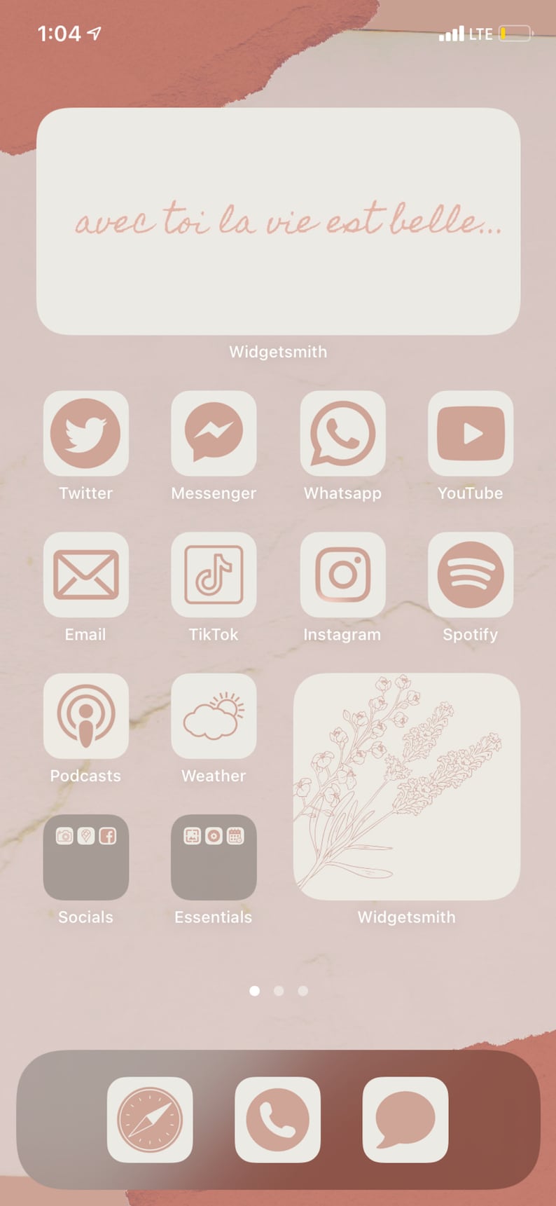 Minimalist Pink iOS14 OVER 20 App Icons WIDGETS Aesthetic | Etsy