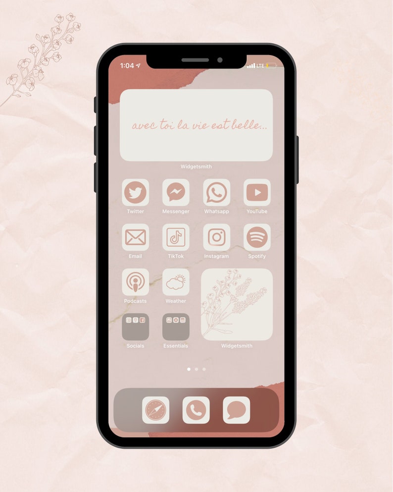 Minimalist Pink iOS14 OVER 20 App Icons WIDGETS Aesthetic ...
