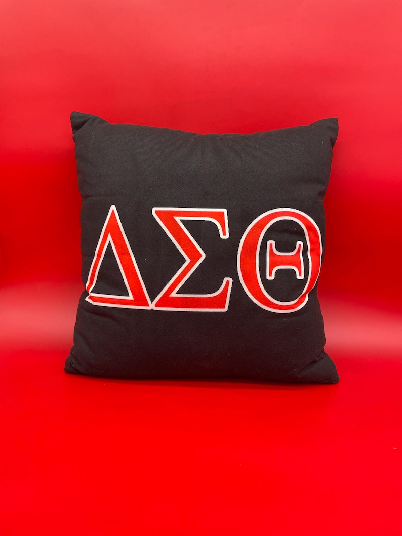 Delta Sigma Theta Decorative Pillow Covers Delta symbols