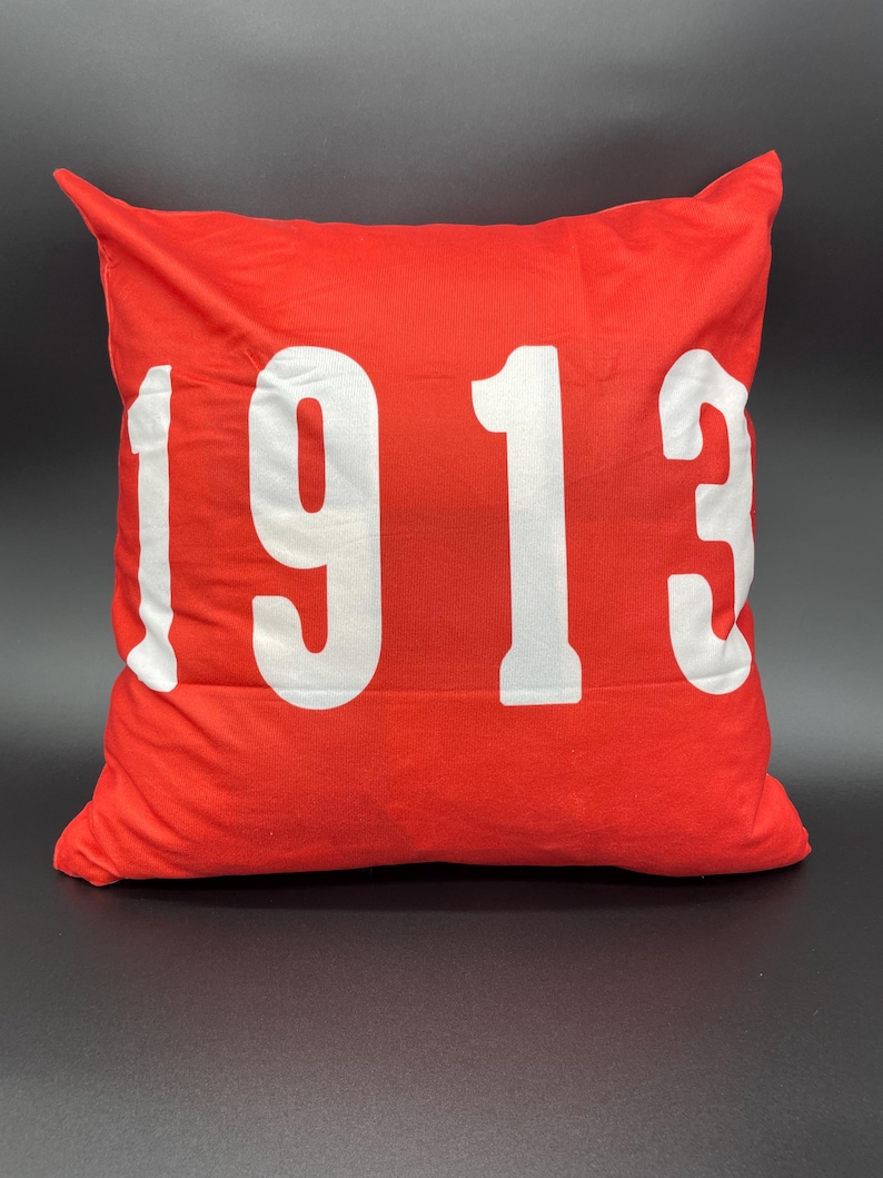 Delta Sigma Theta Decorative Pillow Covers Red 1913