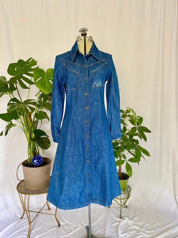 1970s Vintage Landlubber Denim Long 