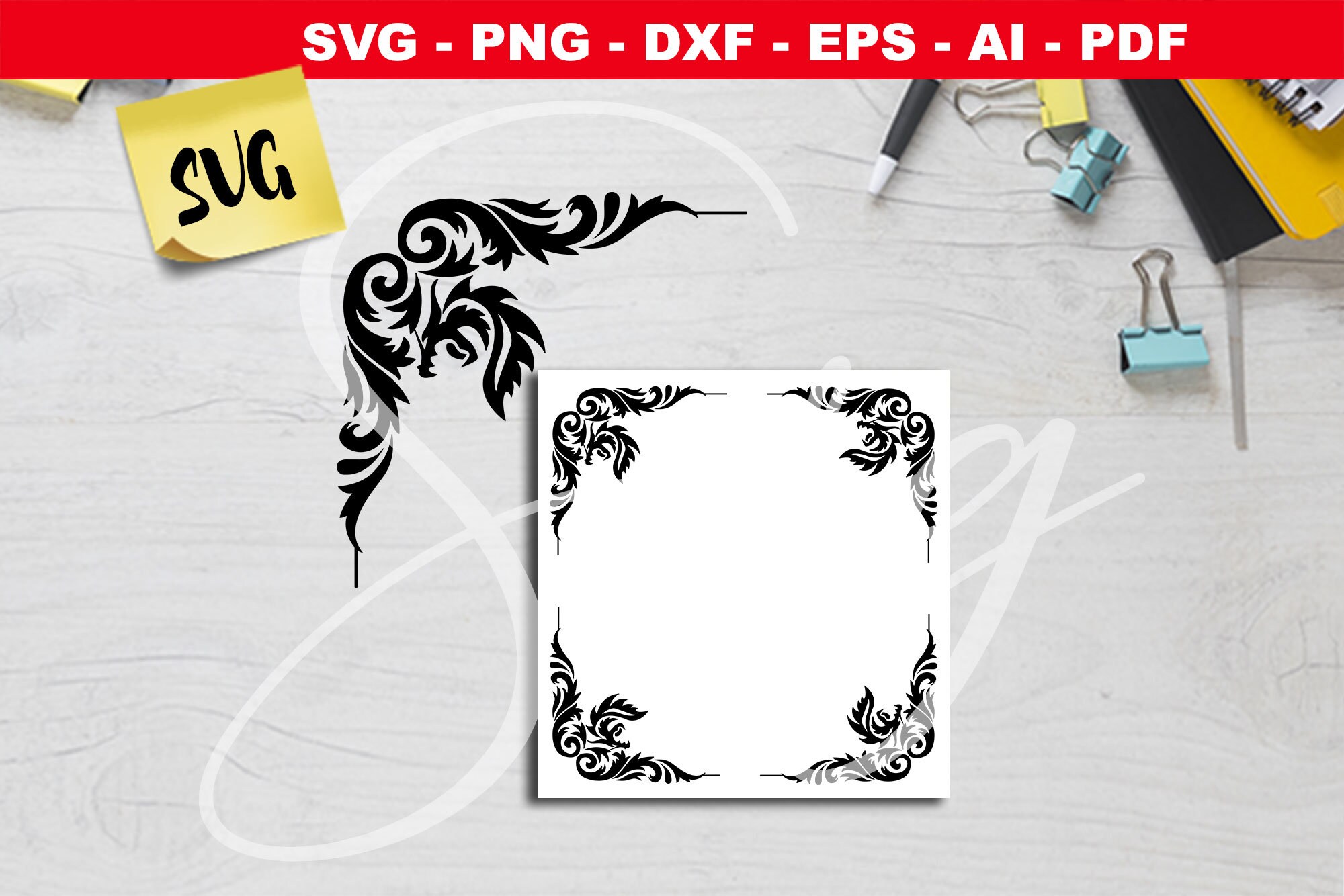 Free Free 170 Corner Ornaments Svg SVG PNG EPS DXF File