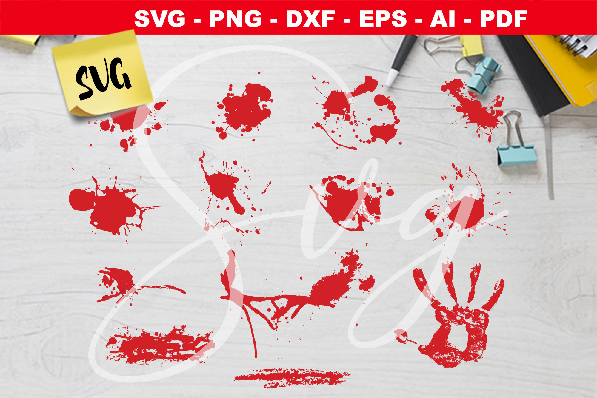 Blood Splatter Svg Bundle Blood Svg Halloween Blood Svg Etsy Images