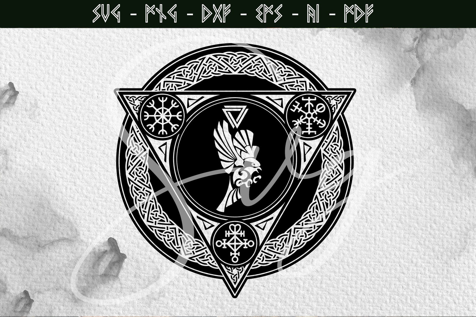 Celtic Animal Zodiac SVG Wren Svg Spirit Animals Runes Etsy