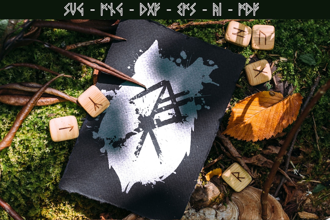 Wolf Rune Bind Wolf Bindrune SVG, Viking Nordic Rune, Pagan Magic (digital Download ...