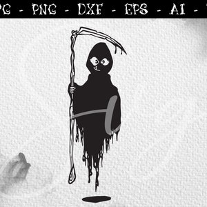 Vampire grim reaper svg, cute vampire girl svg, ghost svg, Gothic svg, Spooky, Spoopy Witchcraft svg, Witchy Svg halloween party for Cricut