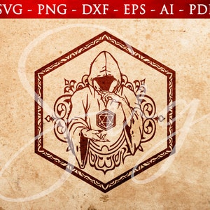 RPG Würfel box design svg, Game master svg, DM svg, rpg klassen, rpg spiel, Würfel Set svg, Gaming Dice Box design svg, Cricut Cut Dateien
