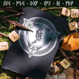 Keltisches Tier Sternzeichen SVG, Zaunkönig svg, Spirit Animals, Runen, keltische svg, Wikinger Symbol, Celestial svg, alte Wissenschaft Alchemie, Astrologie Zeichen