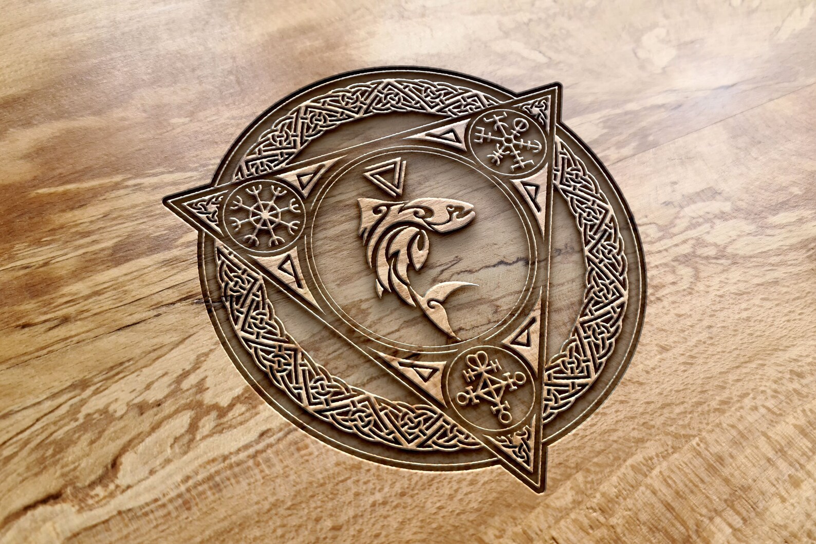 Celtic Animal Zodiac SVG Salmon Svg Spirit Animals Runes Etsy