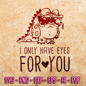 Ich habe nur Augen für dich SVG, TTRPG Valentinstag svg, Liebhaber Nerdy Geschenk, rpg-spiele, lustiger Drache, Rollenspiel svg, Cricut geschnitten Datei