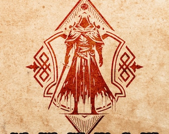 Blood Hunter Emblem SVG, D20 RPG Character (Digital Download)