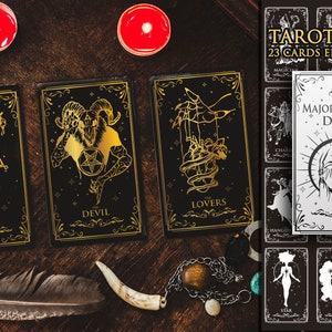 Tarot svg, Major Arcana Deck svg, tarots cards eps svg png, Adivino, místico, Astrología svg, Cartas de Tarot Celestial, Luna Mágica svg
