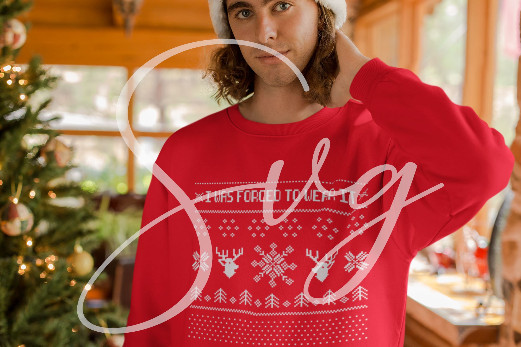 Custom Ugly Christmas Sweater SVG Cricut Instant Download | Etsy