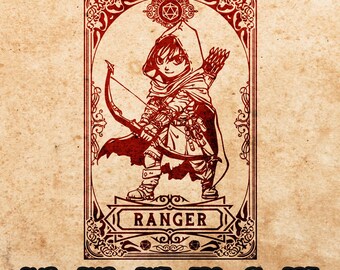 Little Ranger Pattern Little Ranger Svg | D&D Preschool Svg | RPG Toddler Svg - Etsy