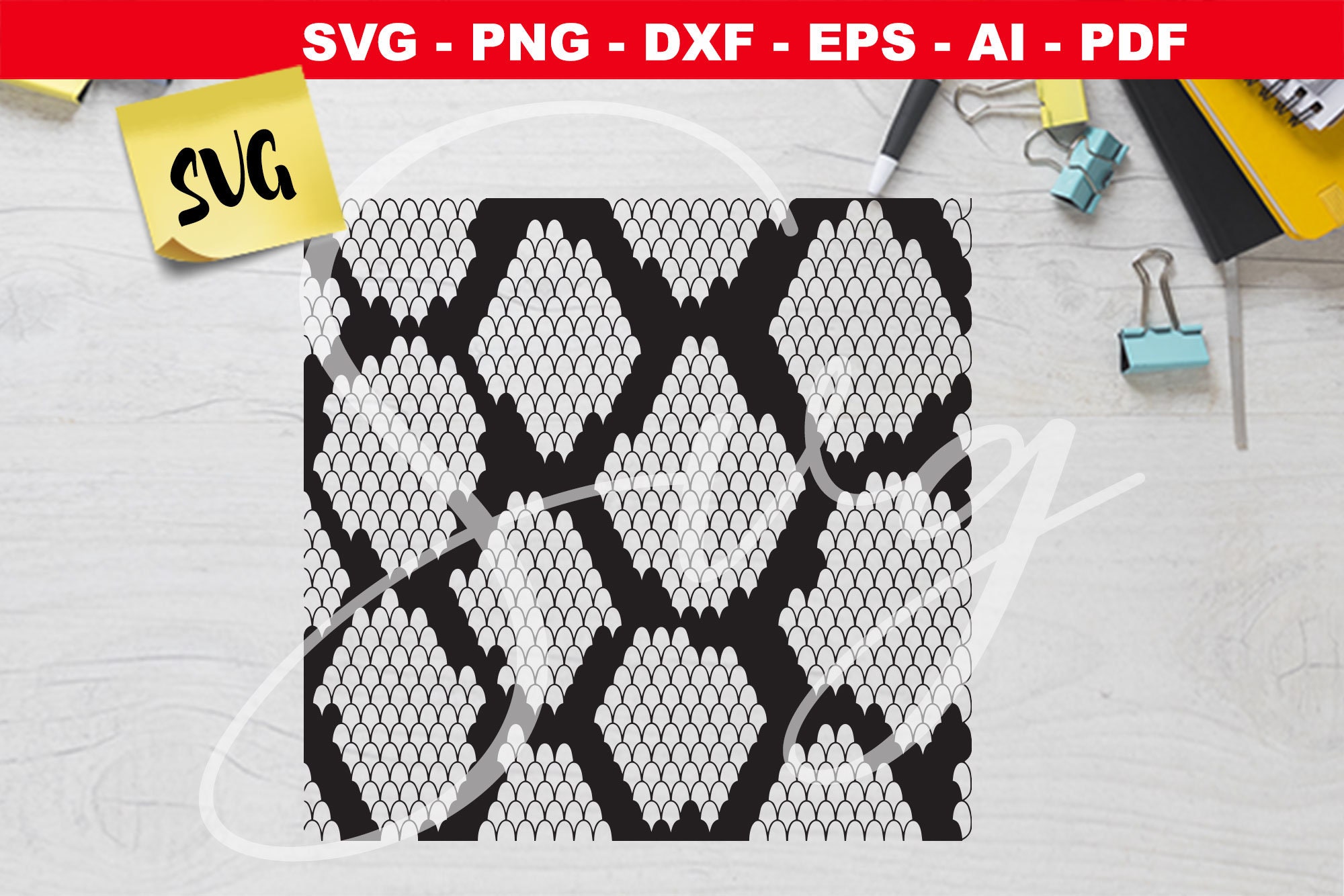 Download Snake Skin Stencil Seamless Pattern Svg