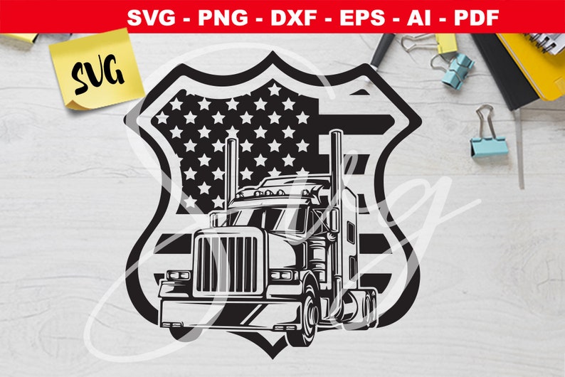 Free Free 155 American Flag Semi Truck Svg SVG PNG EPS DXF File