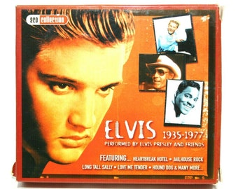 Vtg Elvis 2 CD box Very Rare 1935 -1977 set interview Elvis Presley and friends