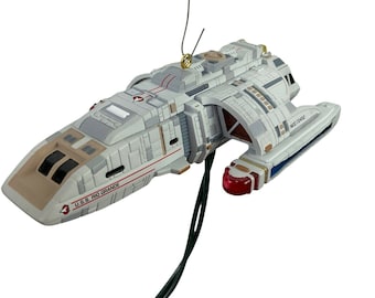 Hallmark Keepsake Ornament Star Trek 1999 Rio Grande Runabout w Lights & sounds