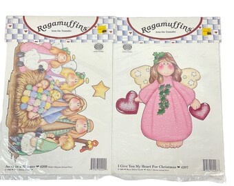 Ragamuffins Iron on Transfers 2 Mary Helen Gould  #4207 & #4209 Vintage NOS 1995