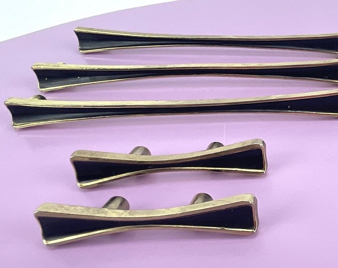 Inegalvintageca Vintage MCM Drawer Pulls MCM Handles Set of Etsy