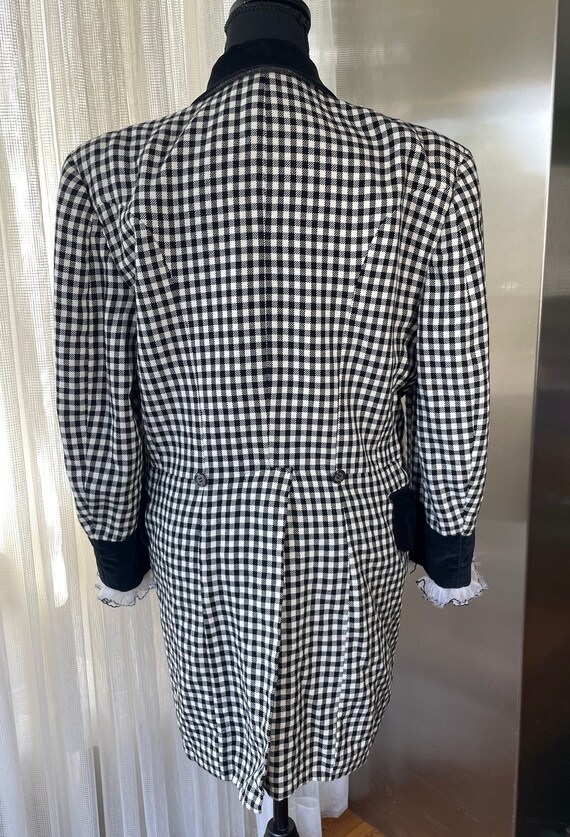 Vintage modified frock coat, Centurion wool velvet fr… - Gem