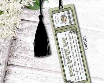 Book Lover Gift | Aluminium Bookmark with Tassel | Metal Bookmark | UK Made