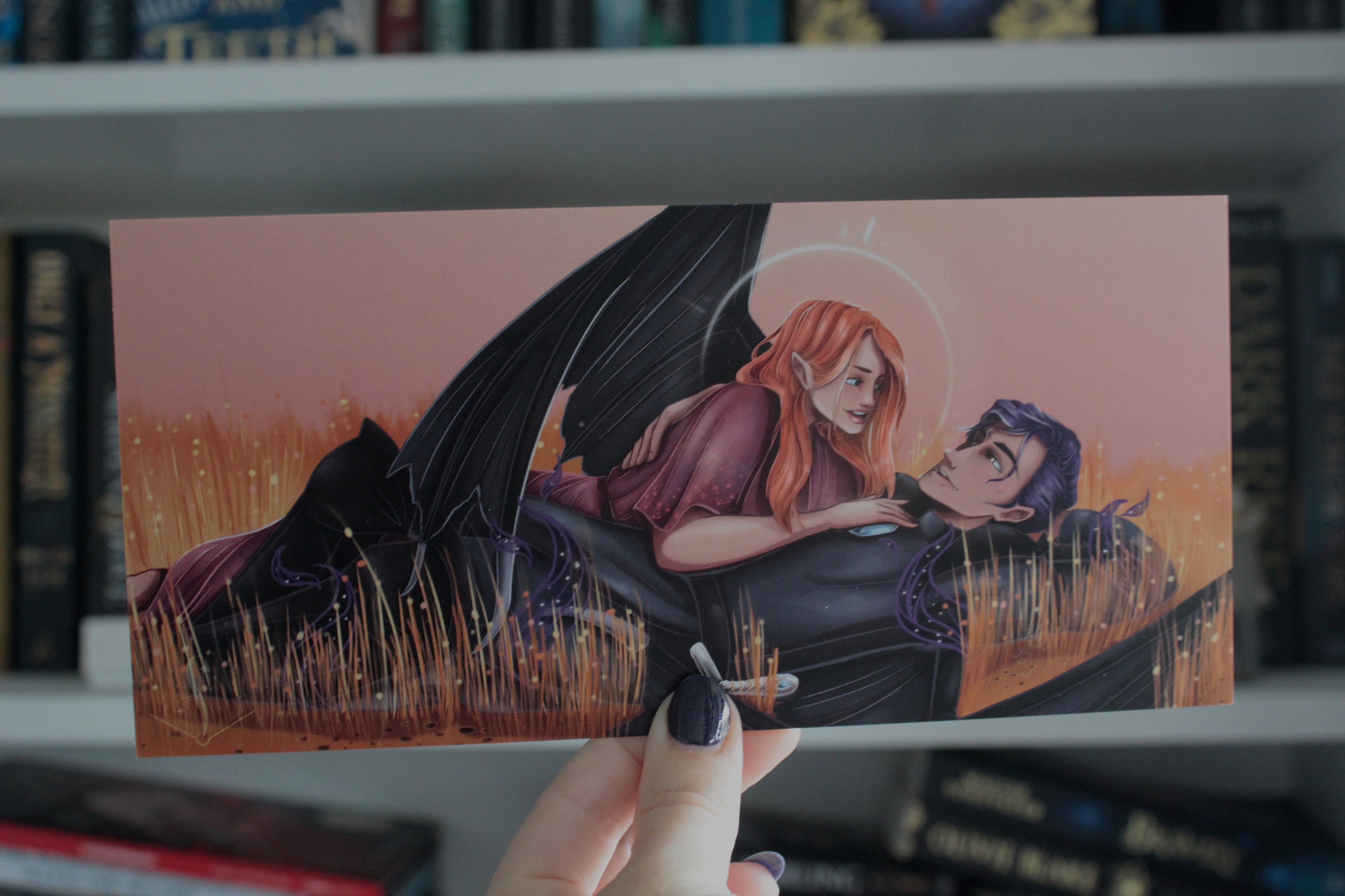 ACOTAR Winter Solstice Azriel and Elain Art Board Print for Sale by  LynleighSato