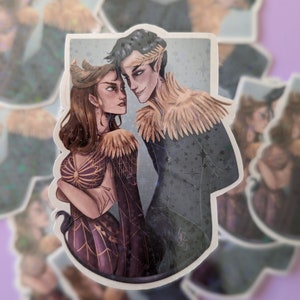 Jude + Cardan Holographic Vinyl Sticker