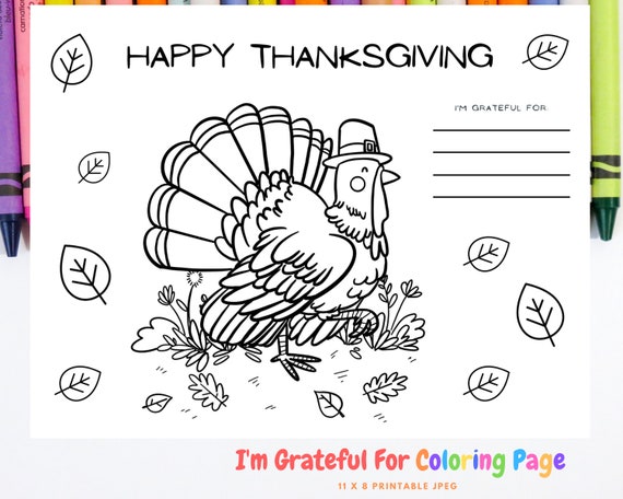 Thanksgiving Turkey Coloring Page Custom Coloring Book Page