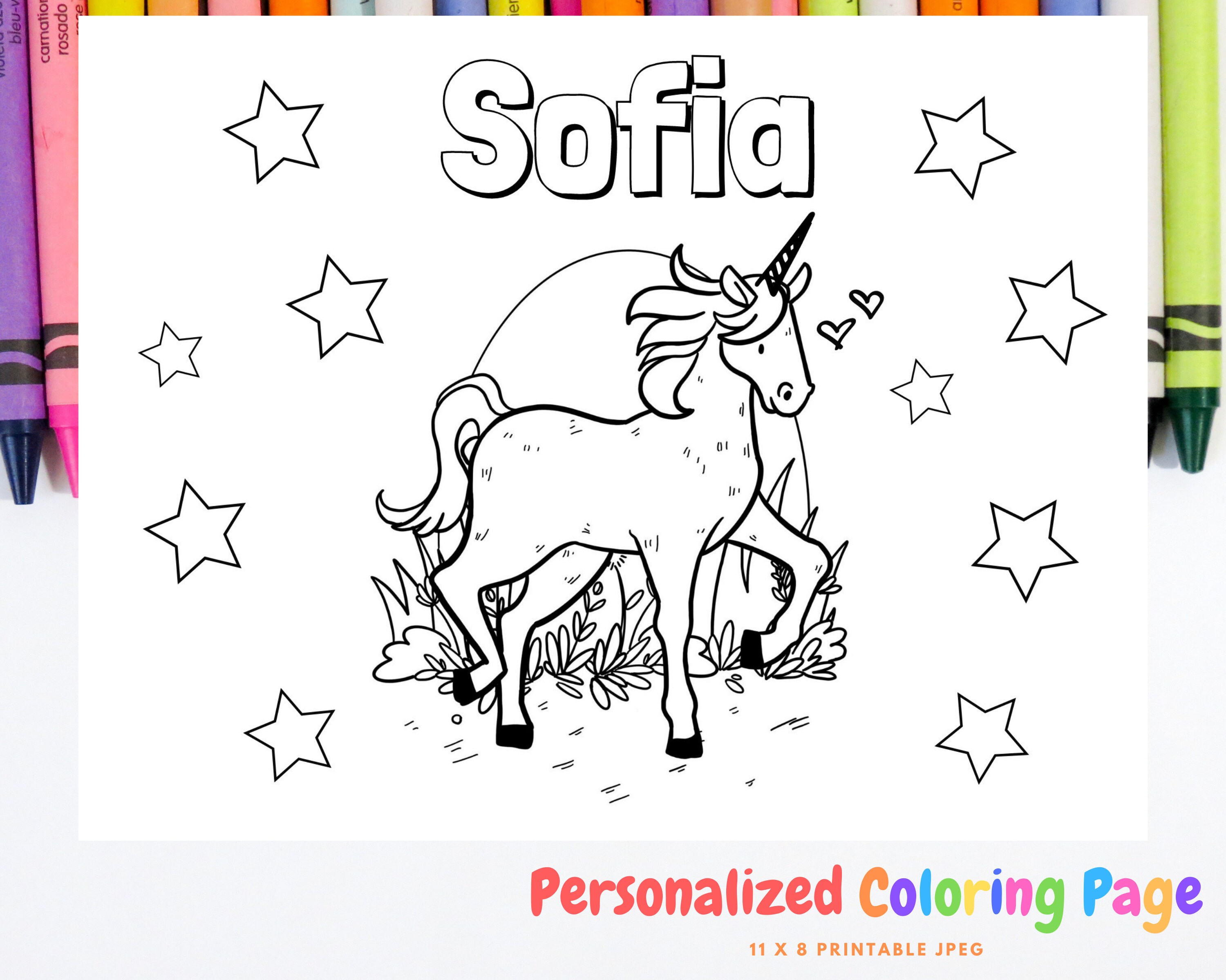 Personalized Coloring Book For Kids: Download At Home For Free!