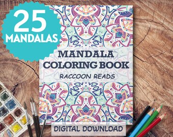 Download Digital Coloring Book For Adults Medley Of Mandalas Series Book 1 Mandala Coloring Pages Pdf 25 Printable Patterns For Relaxation Digital Prints Art Collectibles Kromasol Com