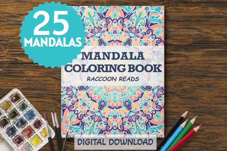 25 Printable Patterns For Relaxation Digital Coloring Book For Adults Mandala Coloring Pages Pdf Medley Of Mandalas Series Book 1 Art Collectibles Digital Prints Efp Osteology Org