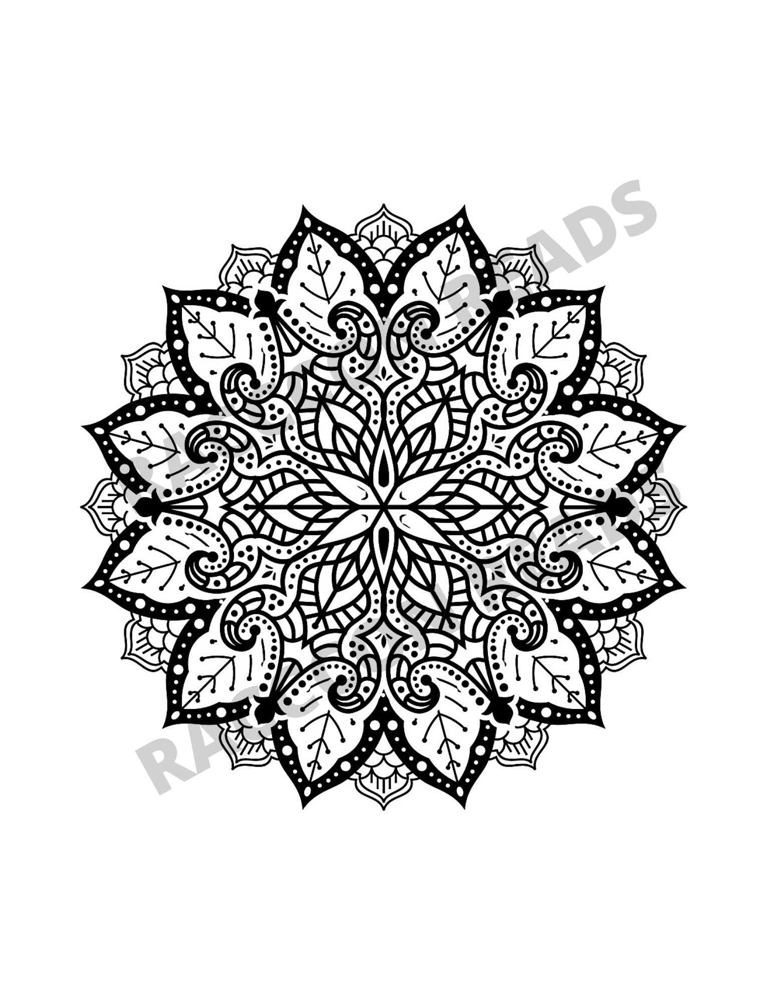 mandala coloring pages pdf digital coloring book for